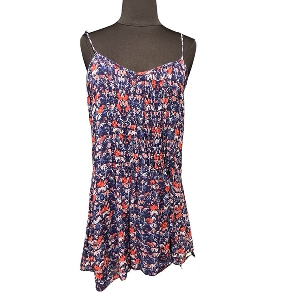 Sanctuary Spring Fling Floral Print Pintuck Spaghetti Strap Dress - Picture 4 of 10